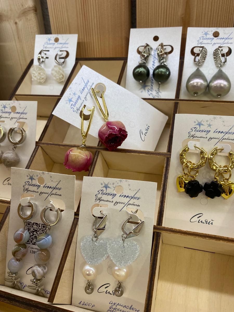 Украшения ручной работы, нежный стиль