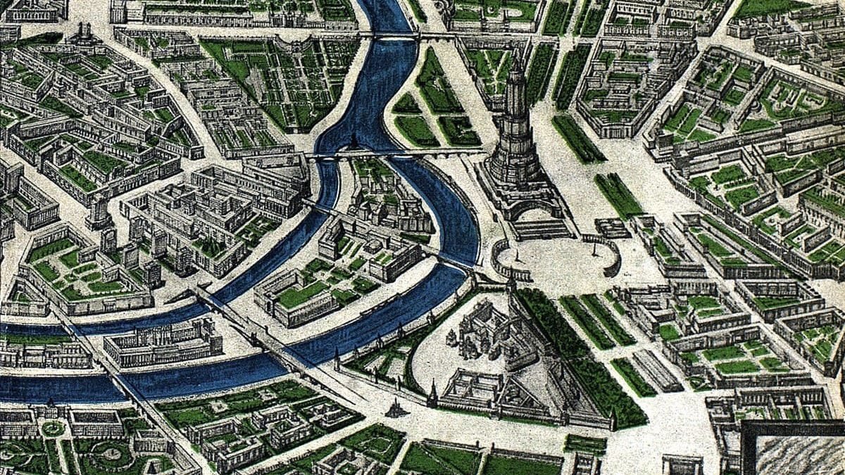 Генплан Москвы 1935 года