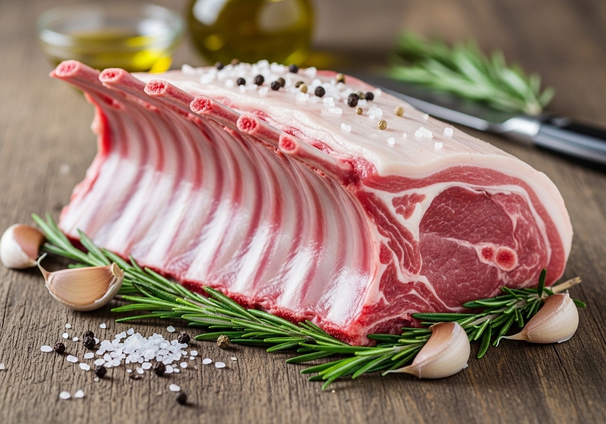 Свежее каре ягненка