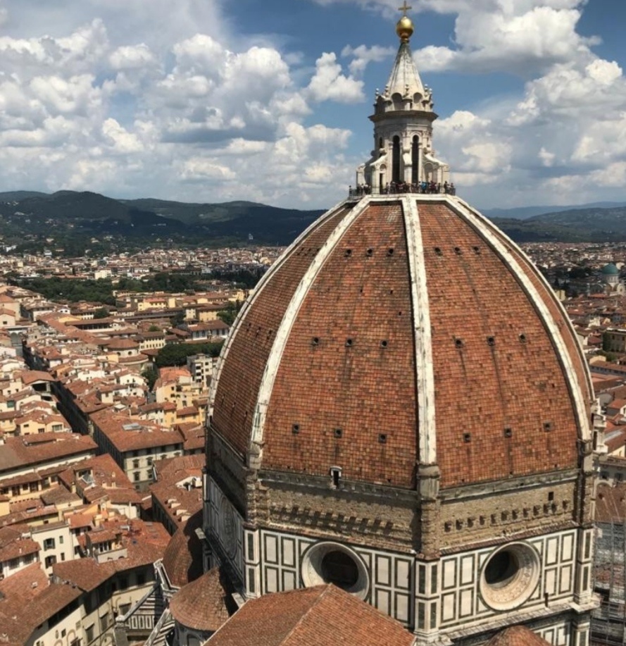 Купол собора Санта Мария дель Фьоре, Флоренция. Вид с колокольни Джотто 