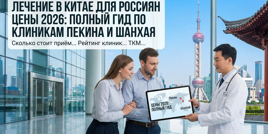 Лечение в Китае для россиян цены 2026: полный гид по клиникам Пекина и Шанхая