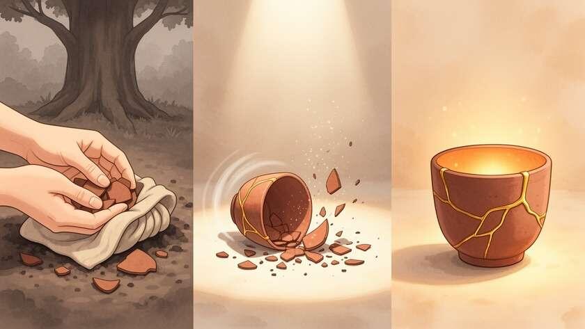 Истина не в том, что чашка разбилась. Истина в том, что ты выберешь делать с осколками