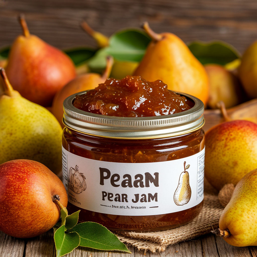 ГРУШЕВОЕ ВАРЕНЬЕ С БАДЬЯНОМ