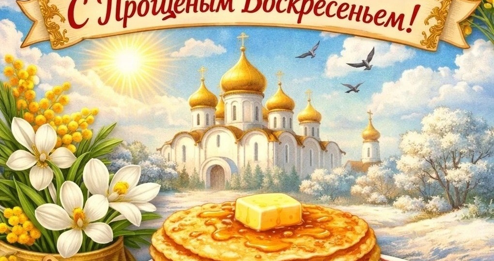 Самые красивые, душевные и трогательные открытки и картинки "С прощеным воскресеньем" и окончанием Масленицы