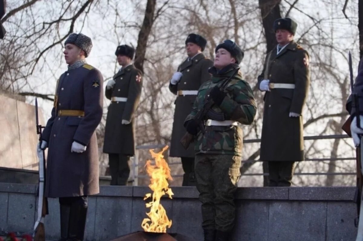    В Калининграде прошел праздничный патруль к 23 февраля