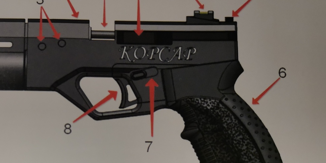 Почему пистолет Корсар не стреляет из коробки
