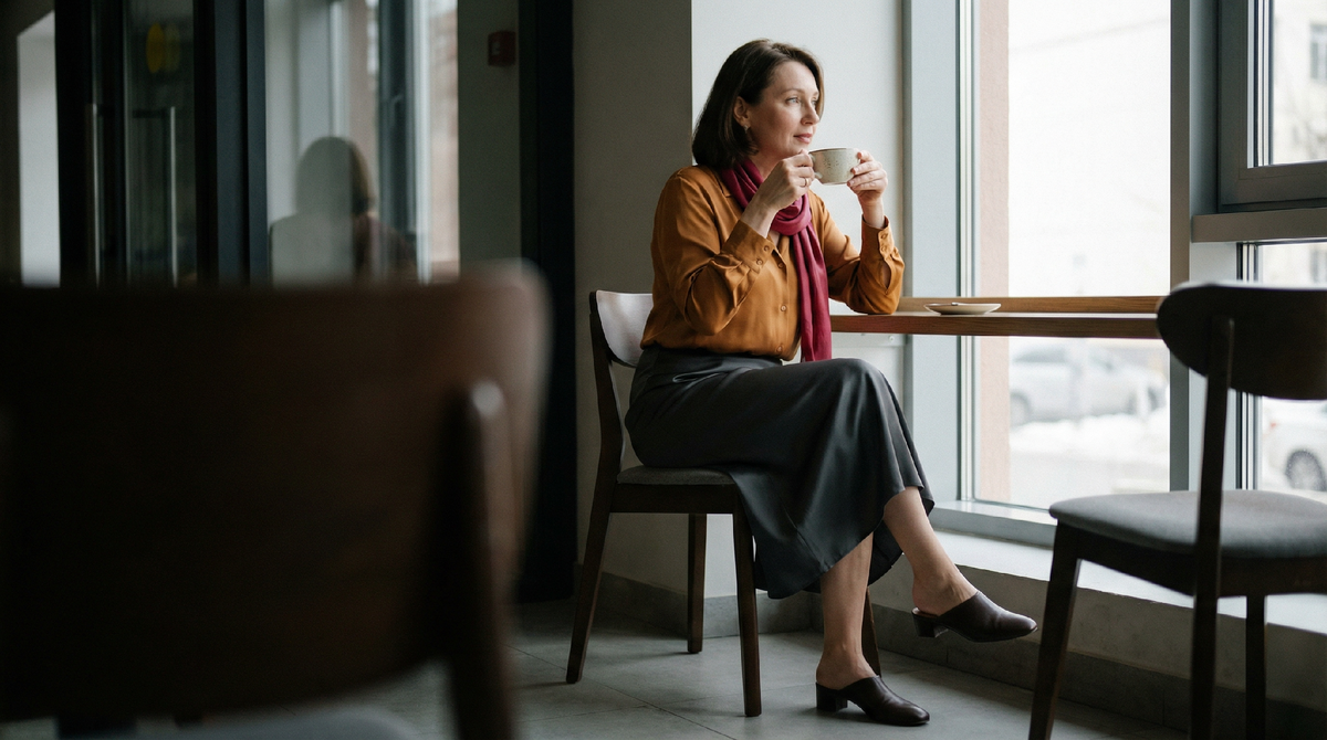 Тёплый оттенок у лица подсвечивает кожу