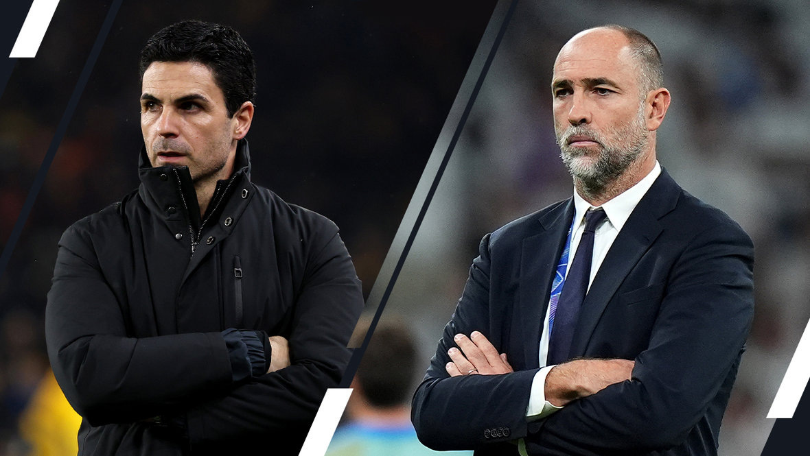    Микель Артета и Игор Тудор. Getty Images