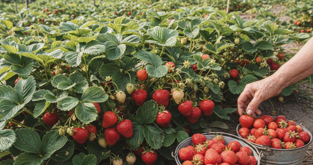 Чтобы клубники было также много как у бабушки в деревне на навозе, следуйте этим советам! 10 секретов по клубнике.