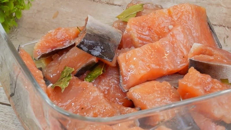 Посол горбуши с маслом