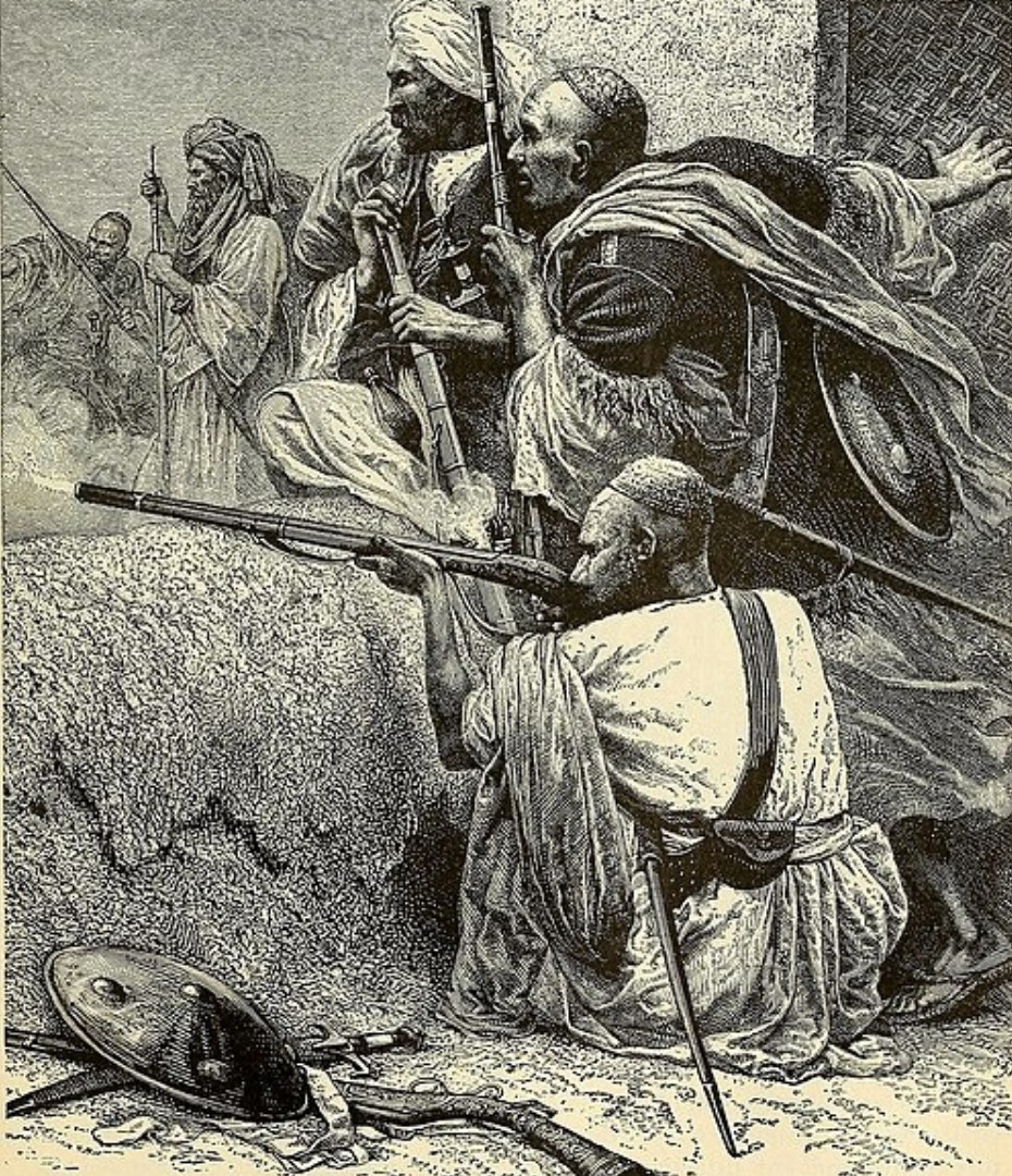 Афганцы-юсуфзаи в горном районе (1895 г.)
