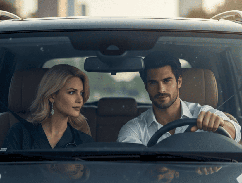 Их брак был идеальным, несмотря на разницу в возрасте. Иллюстрация NanaBanana