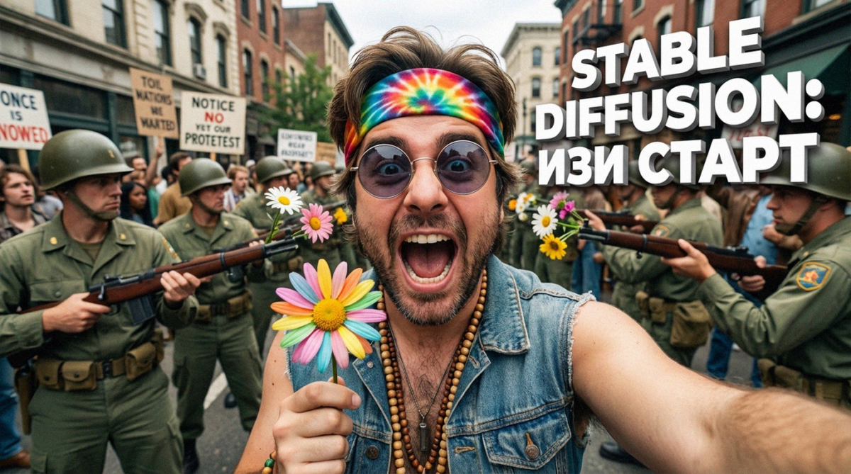    Генерация изображений в Stable Diffusion после быстрой установки Артур Хорошев