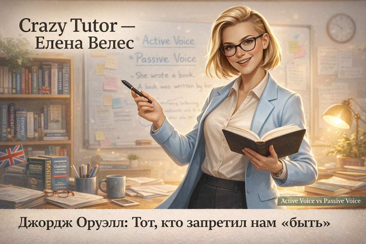 На связи ваша Crazy Tutor — Елена Велес.