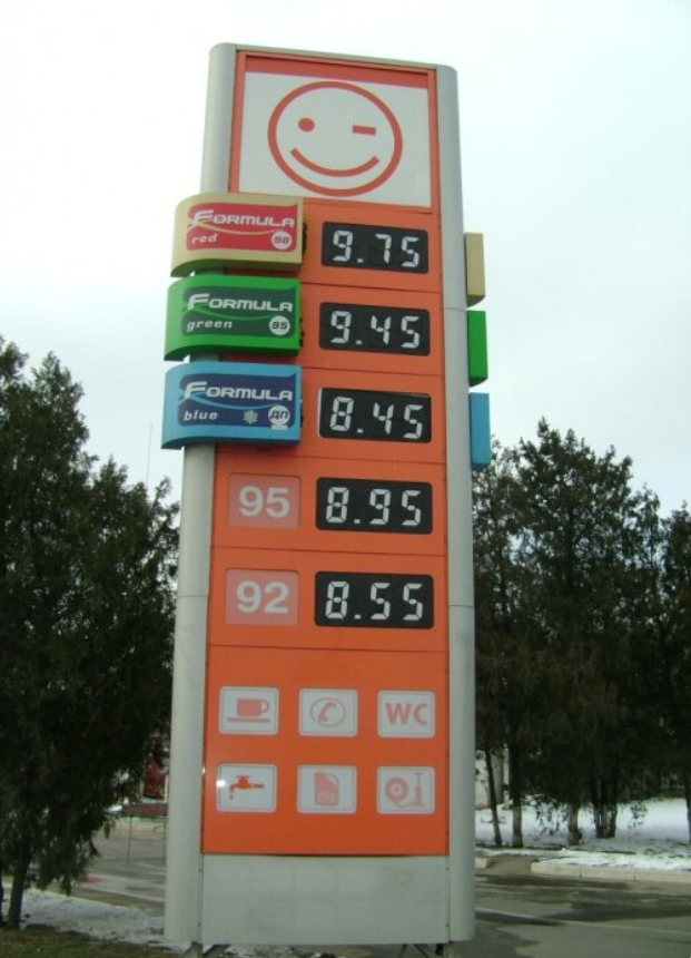 Стоимость бензина в 2000 году в России