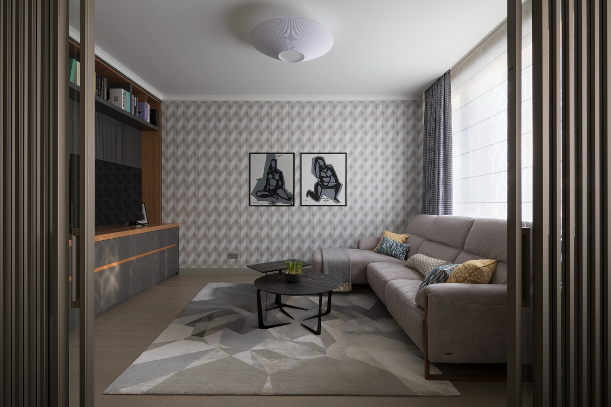 Кусочек интерьера квартиры в Сколково, дизайн И.Кривцова и И.Бронникова. Фото Д.Васильев.