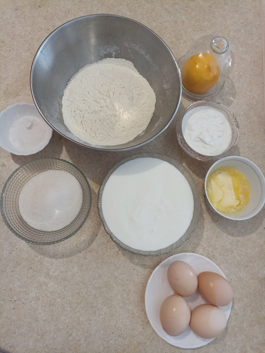 Подготовьте все продукты