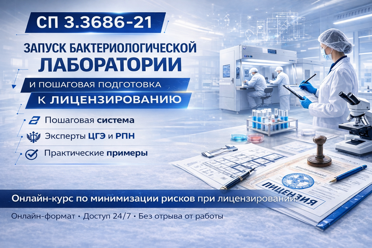 Уникальный онлайн-курс по внедрению СП 3.3686-21 от Школы микробиологии 