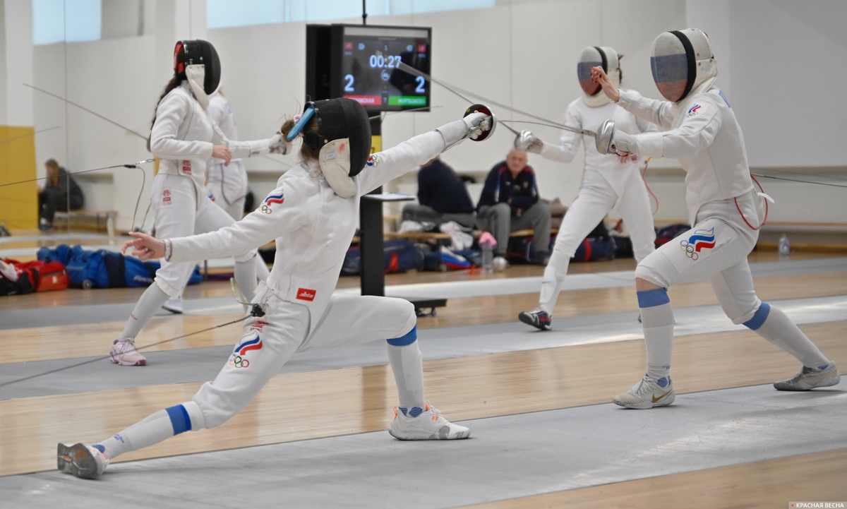     Фехтование. Шпага. Женщины (архивная фотография)   
Иван Лазебный (с) ИА Красная Весна