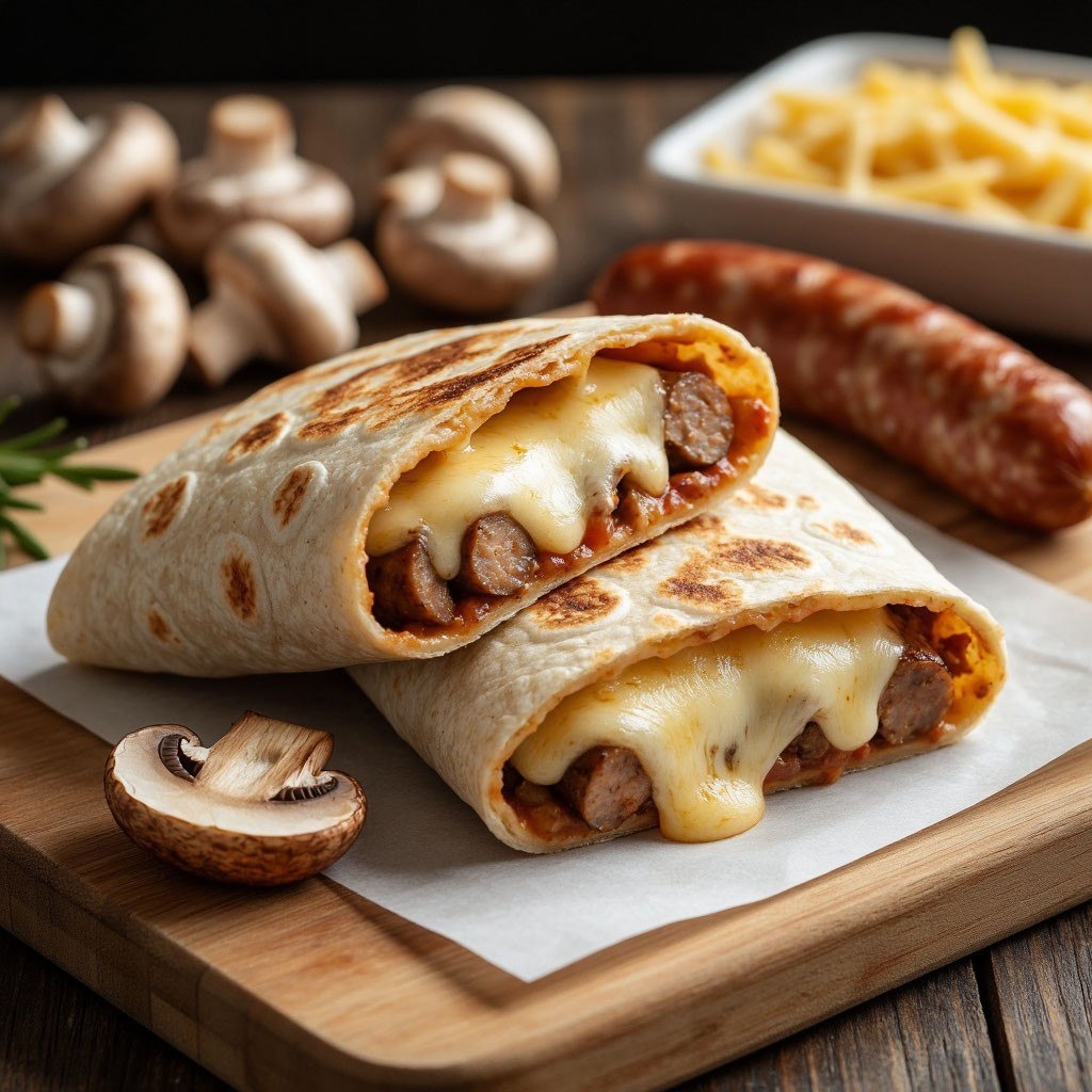 6 минут — и сытный перекус готов. Мужчины оценят