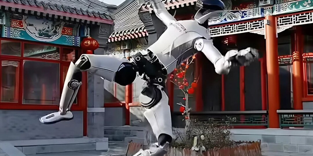 Роботу дали меч для демонстрации боевых искусств