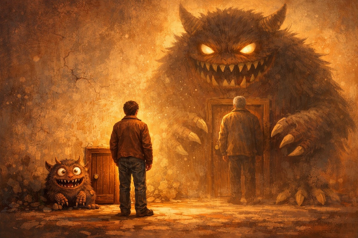 Страх не уменьшается со временем. Он только зарастает мхом.