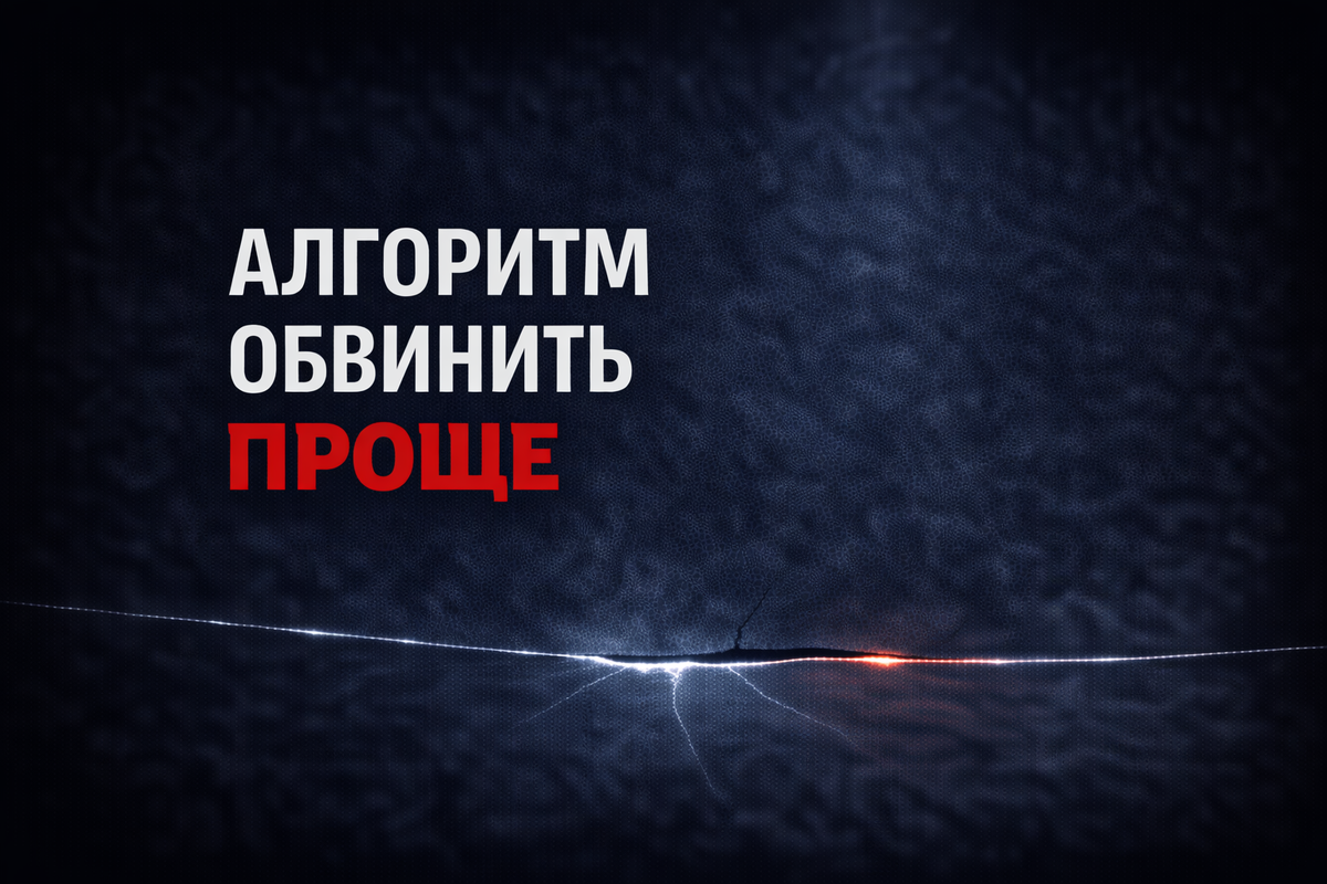 Обвинить алгоритм проще