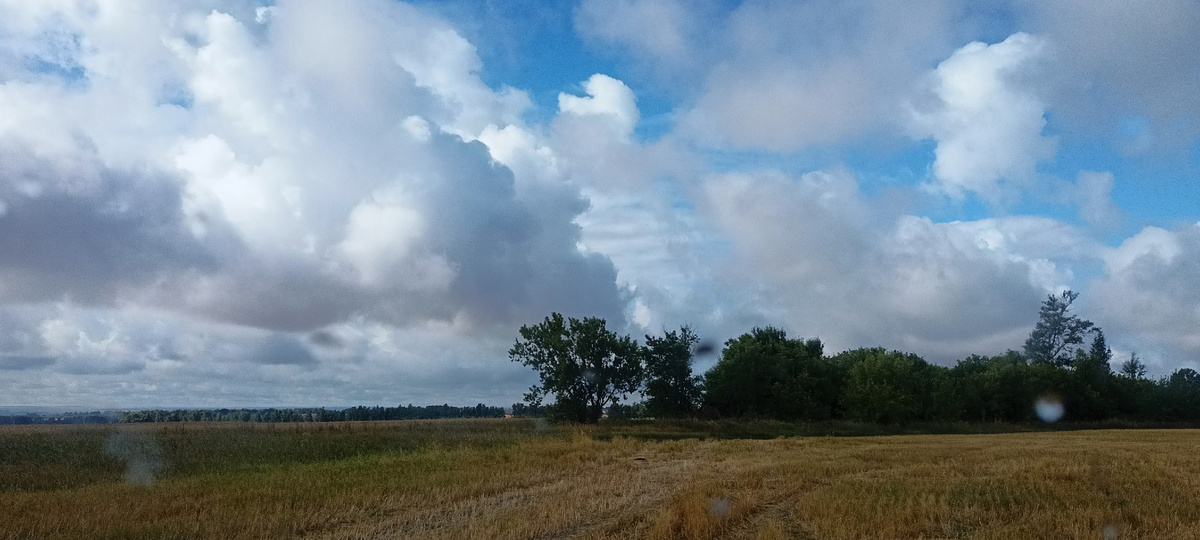 Такая картина была при отъезде с места стоянки.