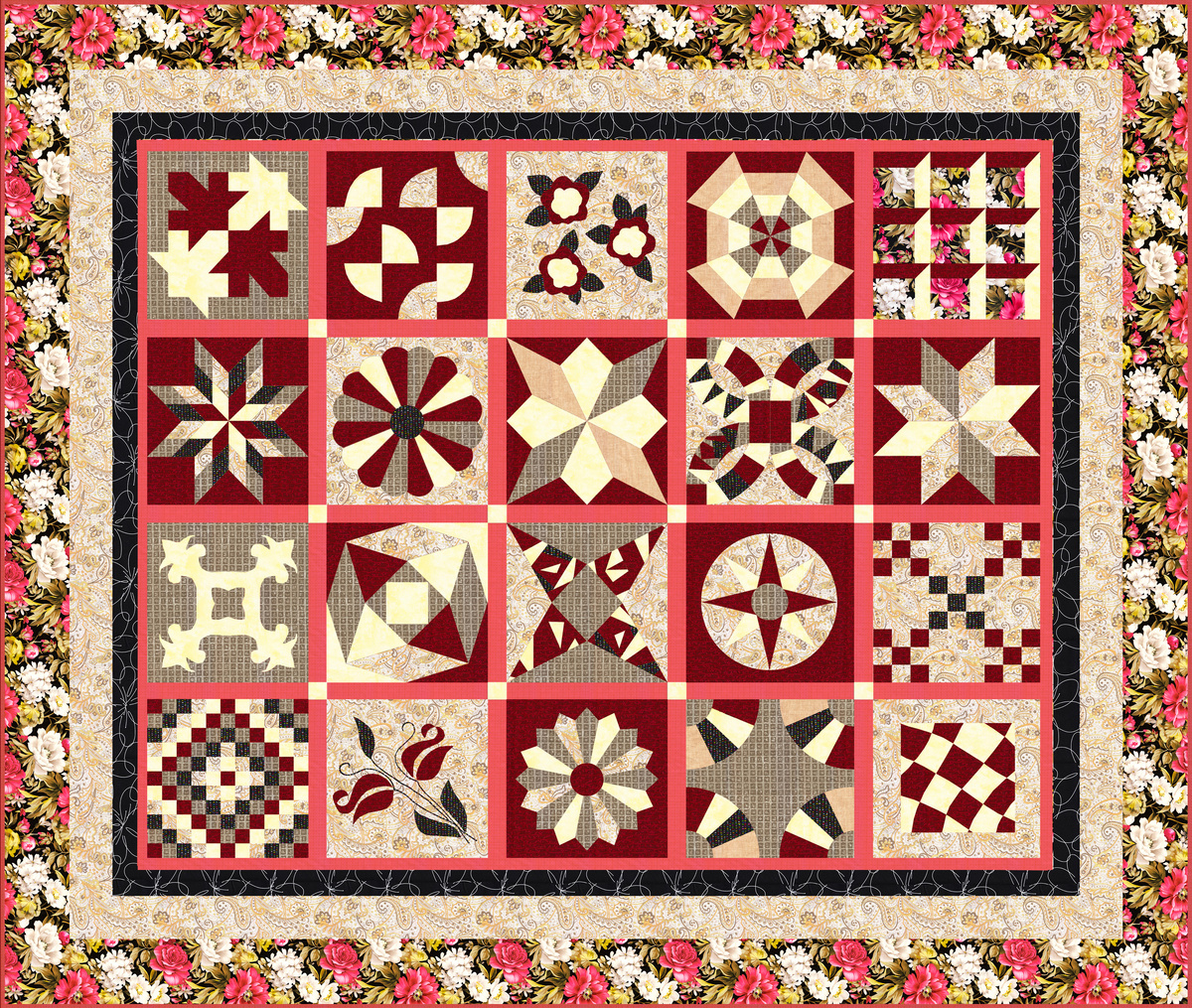 Лоскутное одеяло "Карен Монгоментри"