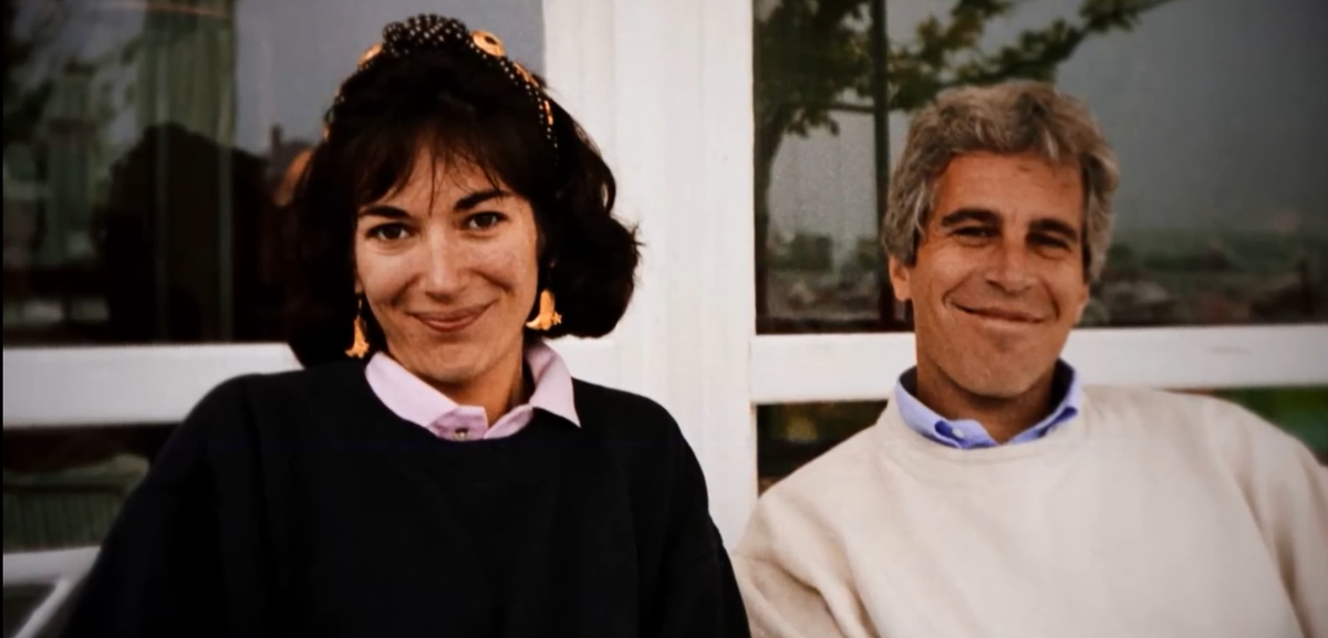 Гислейн Максвелл и Эпштейн в 1991 году