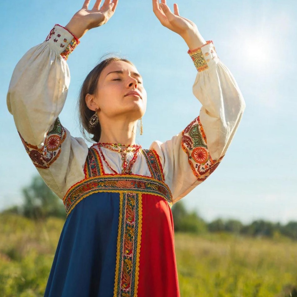 Девушка под солнцем.