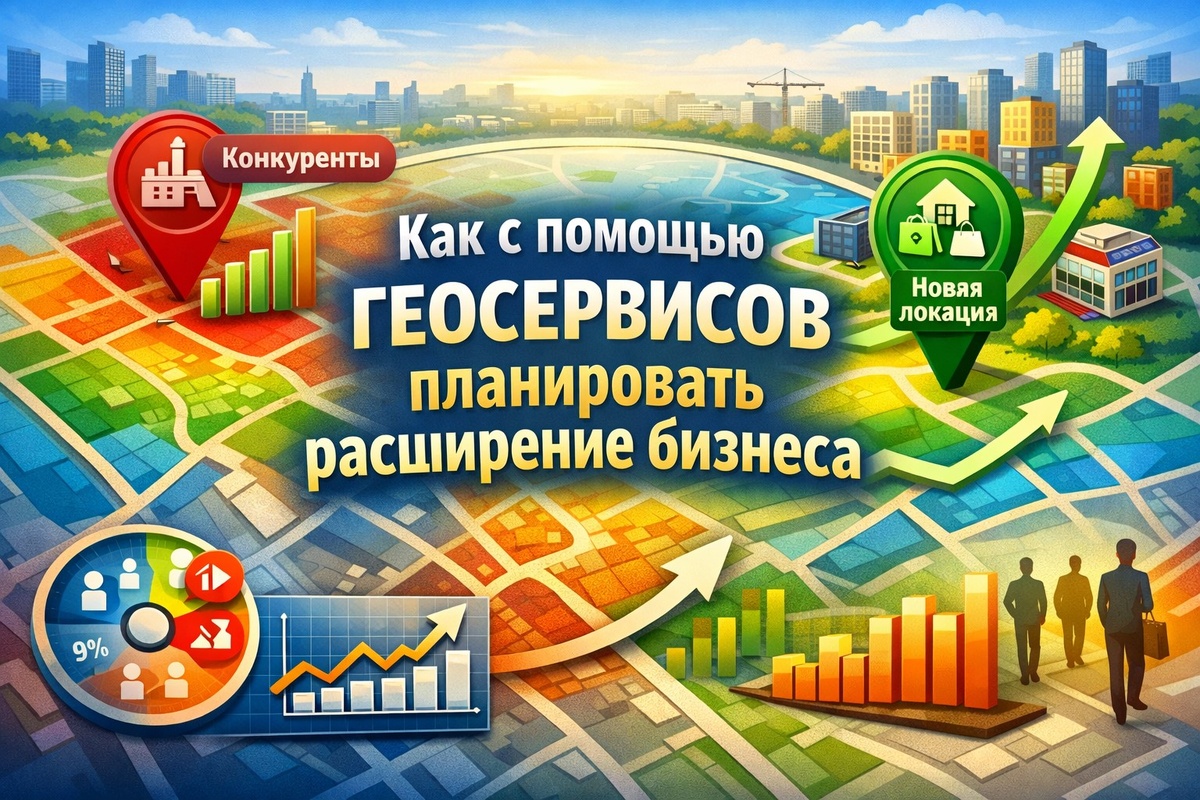 Как с помощью геосервисов планировать расширение бизнеса 