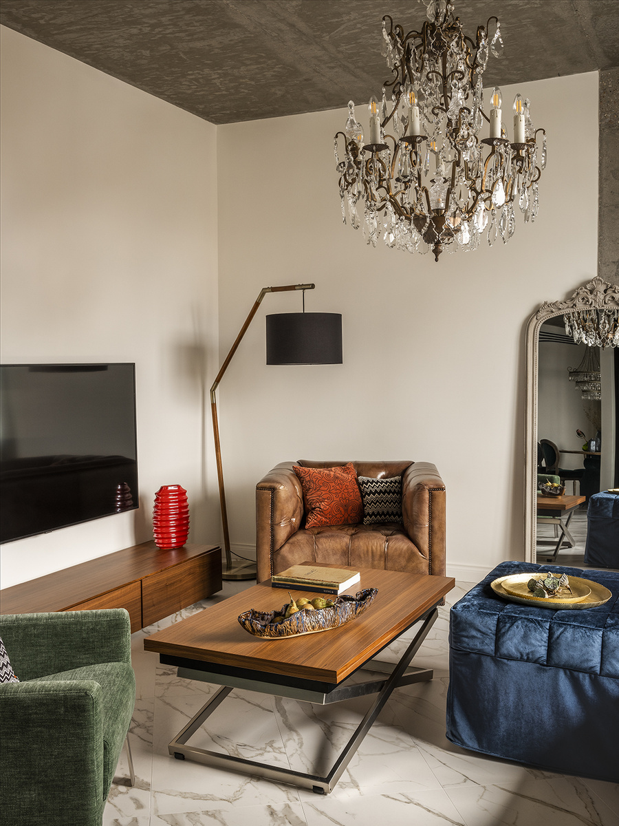 Фото из реализованного интерьера, квартира на ул. Мосфильмовская. Дизайнер И.Кривцова, фото Д.Александрова, стилист П.Рожкова (Happy Collections)