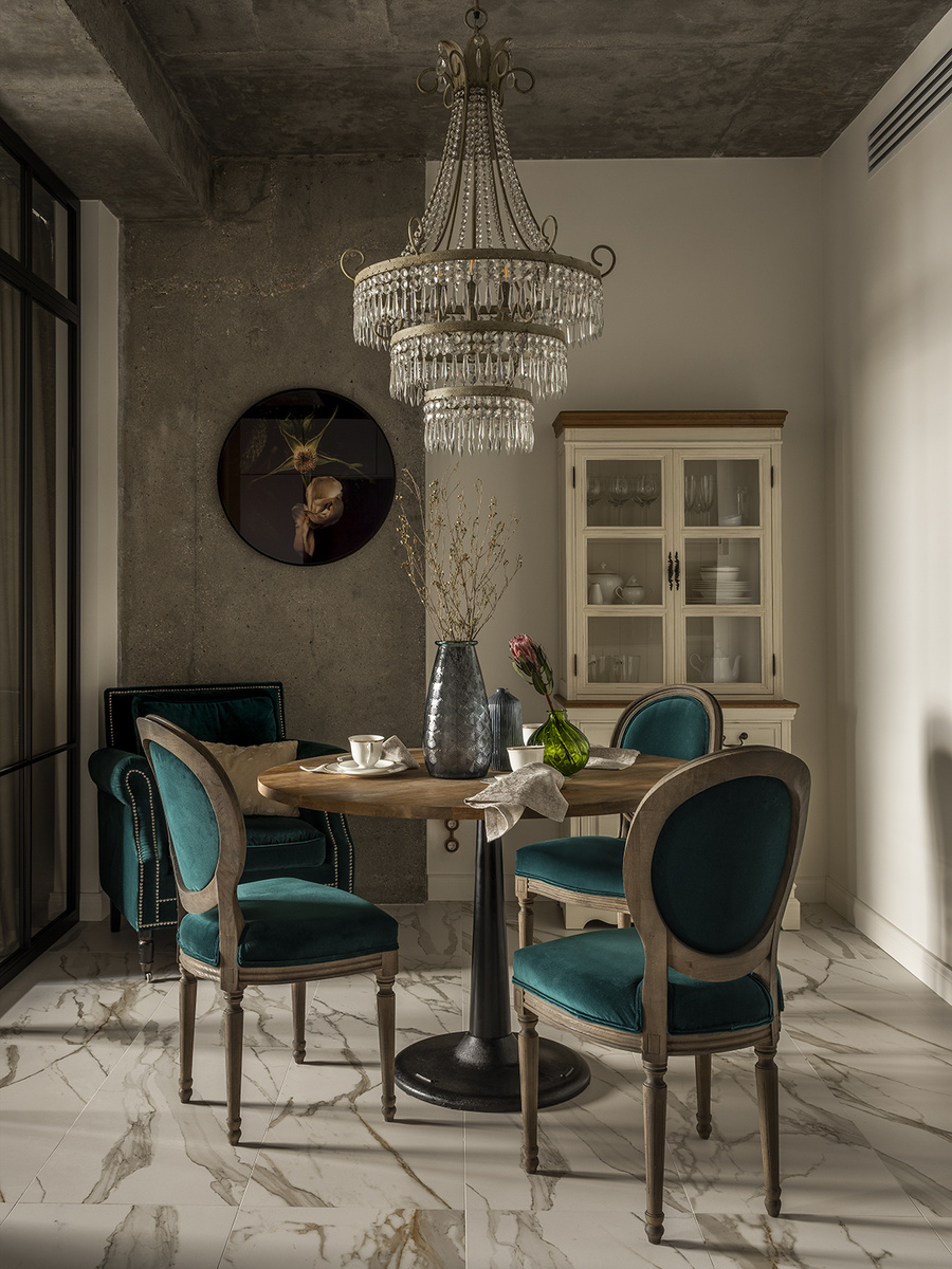 Фото из реализованного интерьера, квартира на ул. Мосфильмовская. Дизайнер И.Кривцова, фото Д.Александрова, стилист П.Рожкова (Happy Collections)