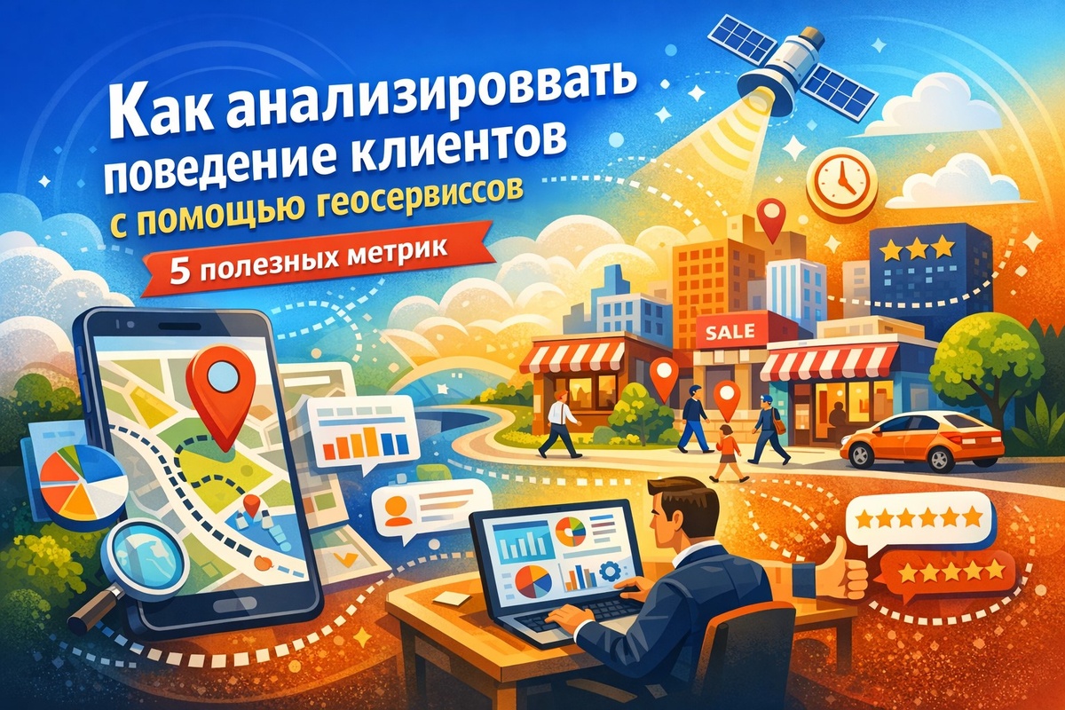 Как анализировать поведение клиентов с помощью геосервисов: 5 полезных метрик 