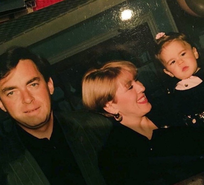 Татьяна Плаксина с родителями.