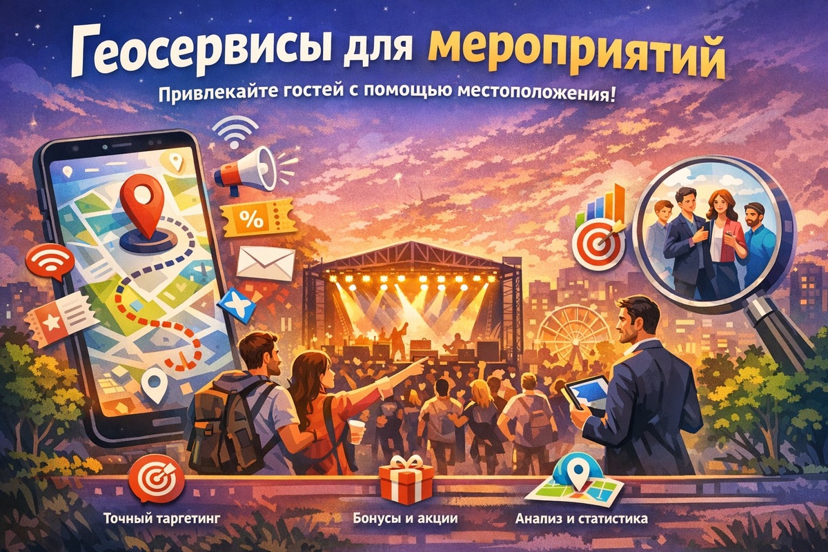 Геосервисы для мероприятий: Как привлекать посетителей на ваш ивент с помощью местоположения 