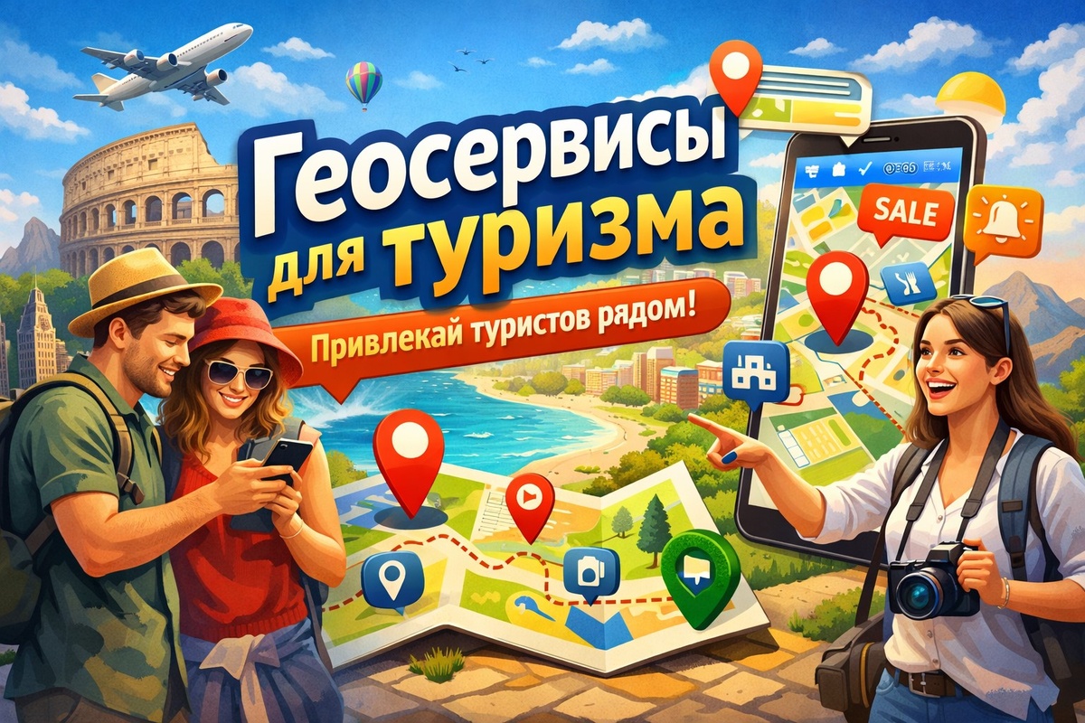 Геосервисы для бизнеса в сфере туризма: Как привлекать туристов и путешественников 
