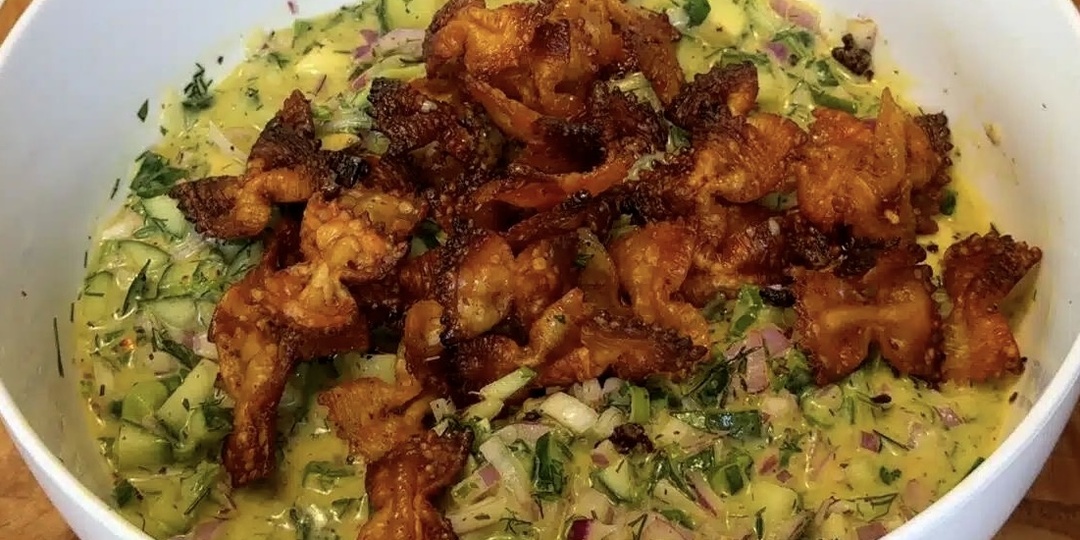 🥗 Хрустящий салат с пастой