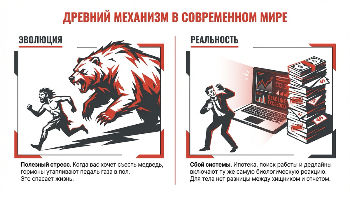 Существует термин эустресс (положительный стресс). Это кратковременное напряжение, которое мобилизует силы, улучшает память и помогает справиться с важной задачей (например, выступлением или соревнованием).