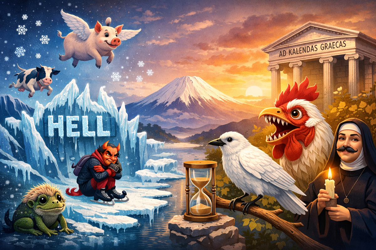 Когда ад замерзнет: как сказать “никогда” на разных языках