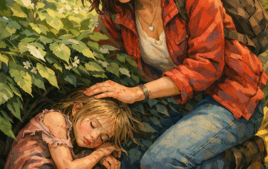 Она приехала за моей дочкой.Но вместо этого попросила разрешения остаться рядом.