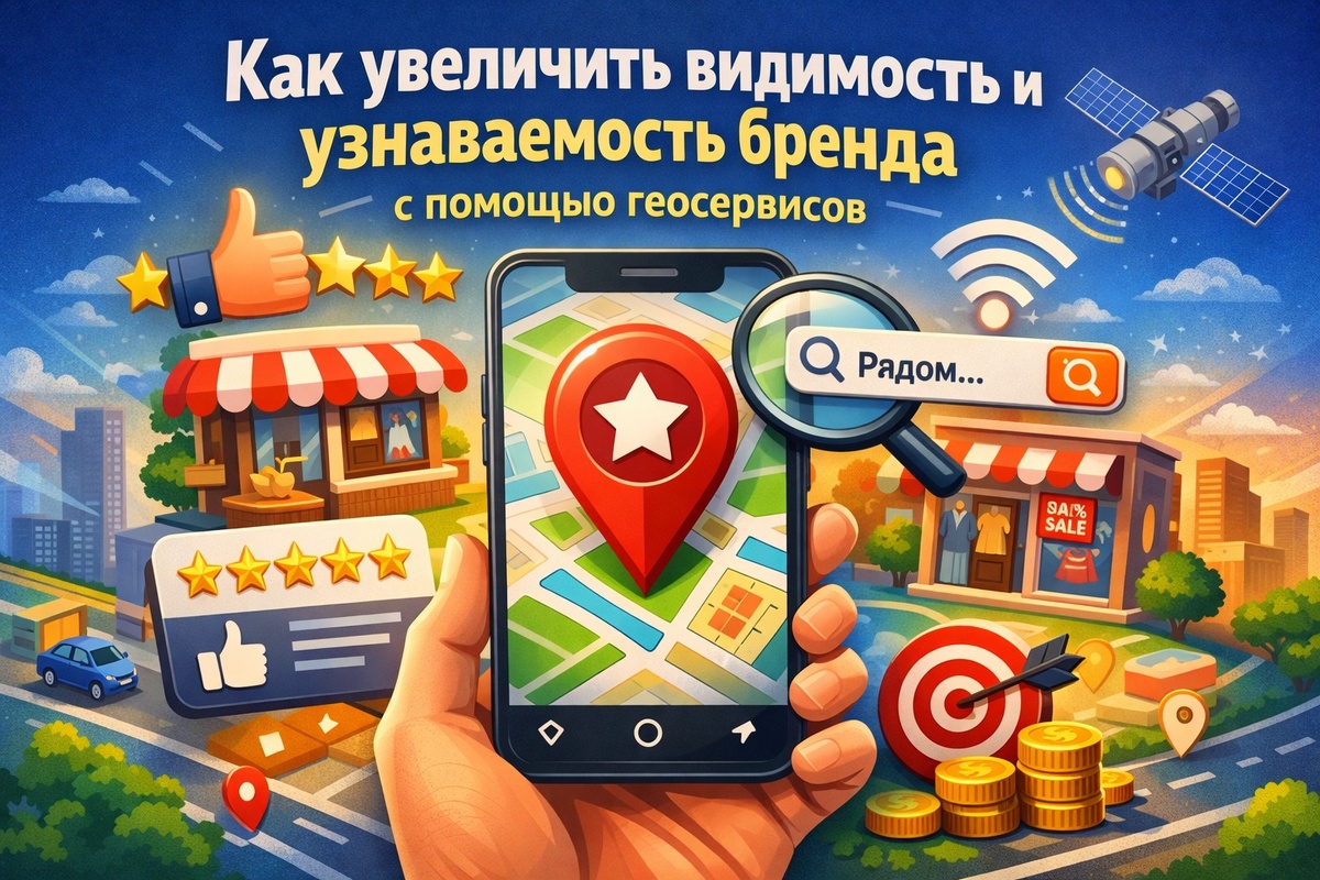 Как увеличить видимость и узнаваемость бренда с помощью геосервисов 