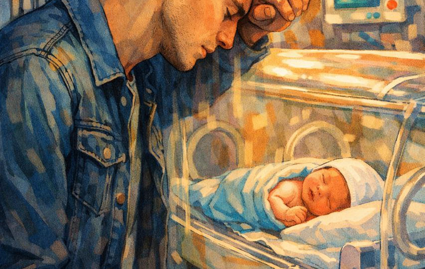 Тест ДНК показал,что он не отец.Но он все равно забрал её.