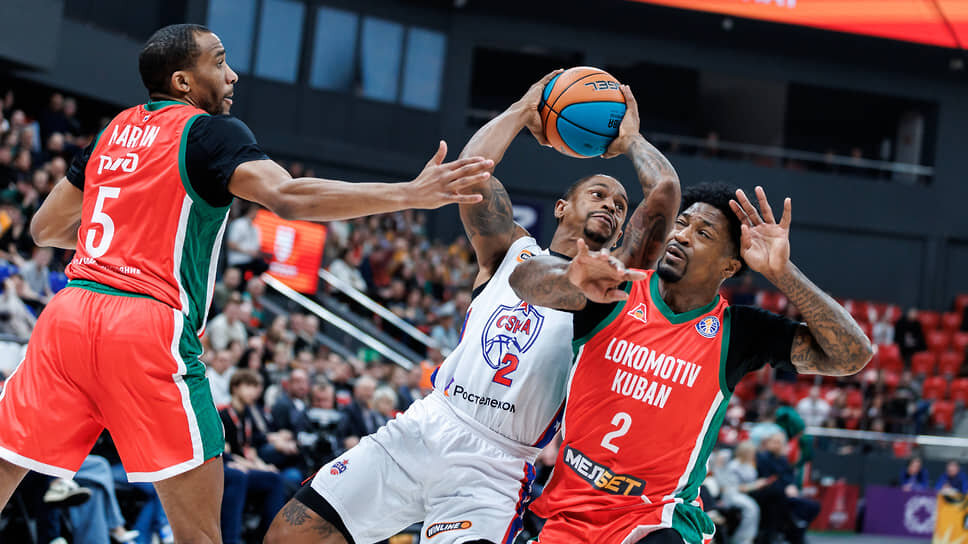 Матч между командами ЦСКА и «Локомотив-Кубань».📷Фото: Единая Лига ВТБ