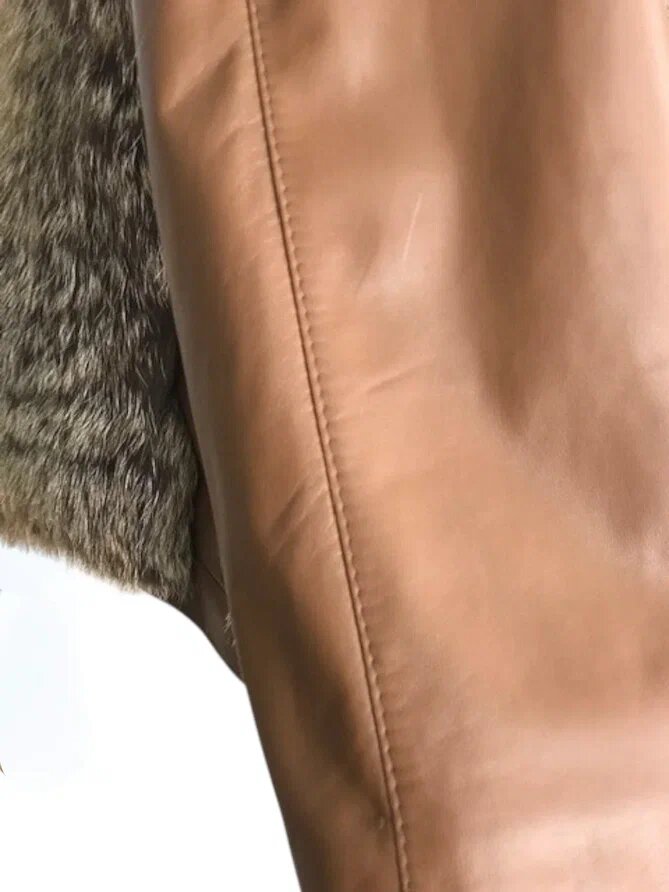 Переделка мехового жилета в куртку. Ателье Ирины Берзиной