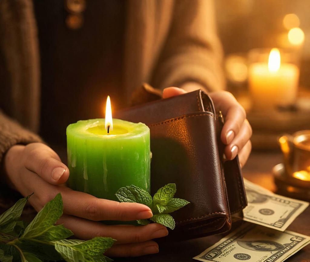 Ритуал зарядки кошелька на богатство и достаток.