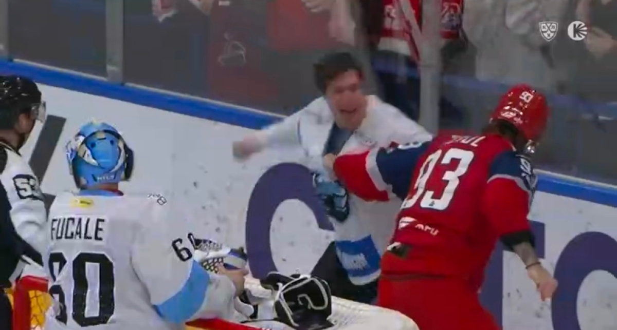    принтскрин с видео КХЛ