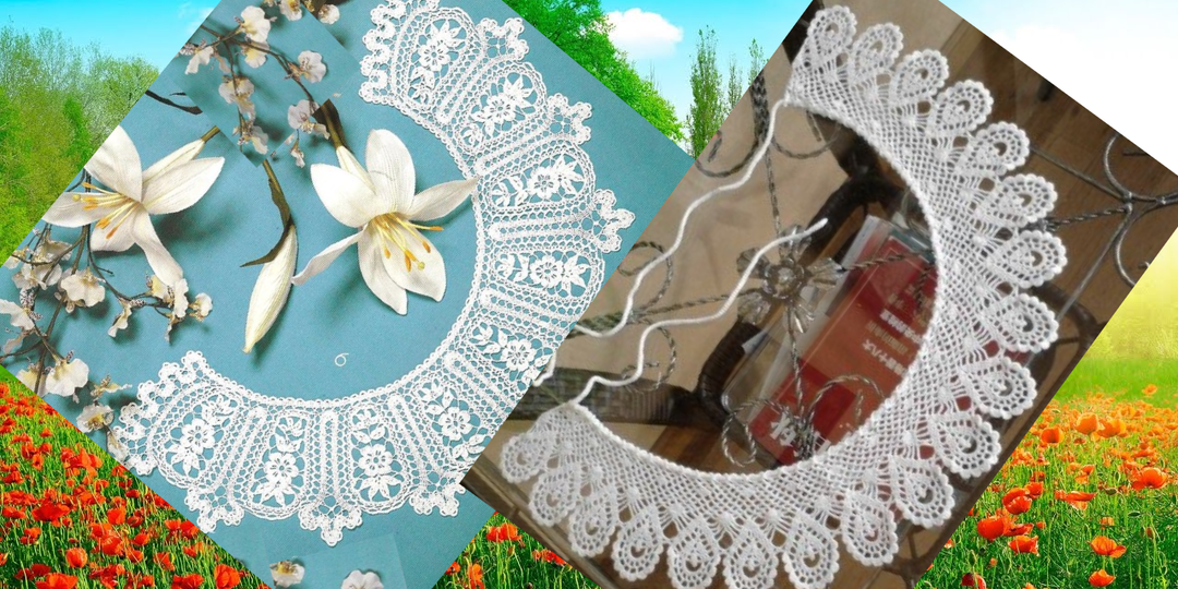 Воротнички крючком. Схемы. Подборка