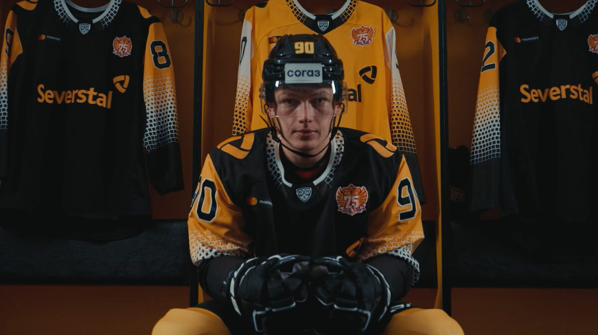 Имиджевый ролик Bauer и ХК Северсталь: съемка хоккейного рекламного ролика для аудитории КХЛ